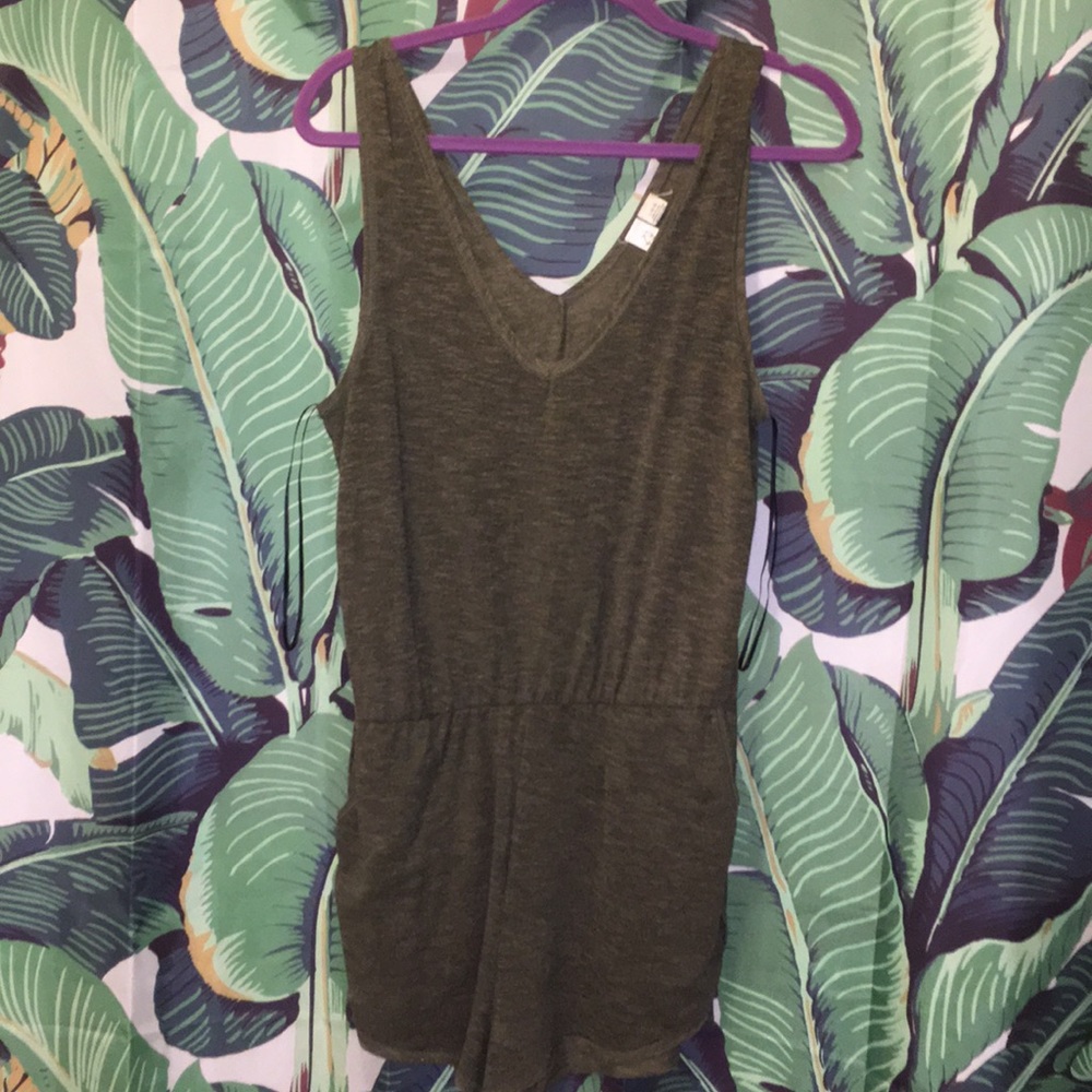 Army Green Romper
